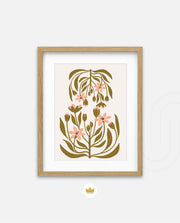Olive Wildflower Charm