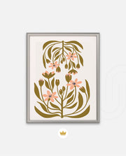 Olive Wildflower Charm