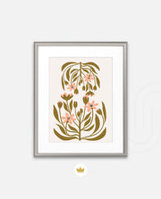 Olive Wildflower Charm