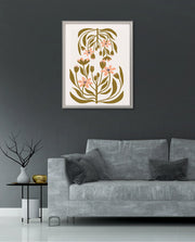Olive Wildflower Charm