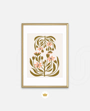 Olive Wildflower Charm