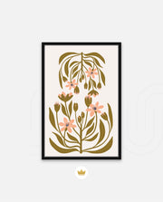 Olive Wildflower Charm