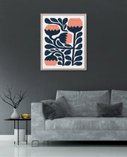Midnight Coral Blooms