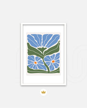 Azure Garden Blooms