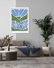 Azure Garden Blooms