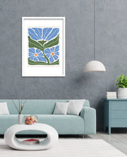 Azure Garden Blooms