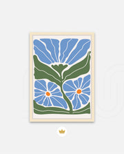 Azure Garden Blooms