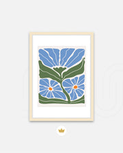 Azure Garden Blooms