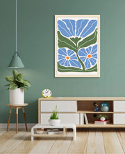 Azure Garden Blooms