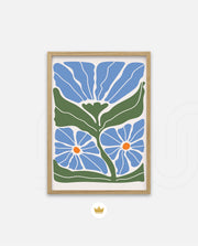 Azure Garden Blooms