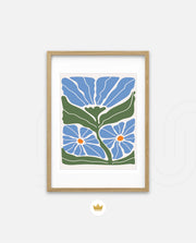 Azure Garden Blooms