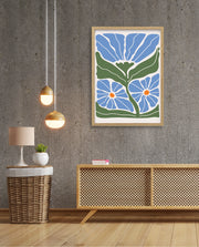 Azure Garden Blooms