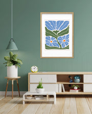 Azure Garden Blooms