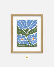 Azure Garden Blooms