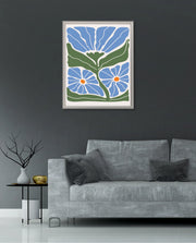 Azure Garden Blooms