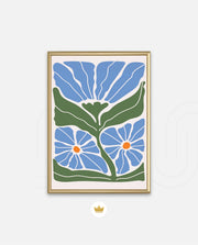 Azure Garden Blooms