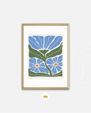 Azure Garden Blooms