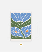 Azure Garden Blooms