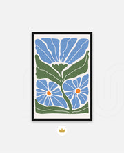 Azure Garden Blooms