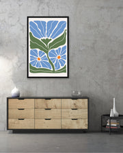 Azure Garden Blooms