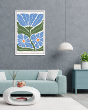Azure Garden Blooms