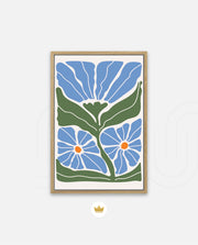 Azure Garden Blooms