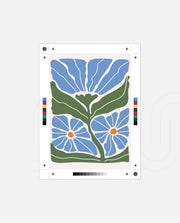 Azure Garden Blooms