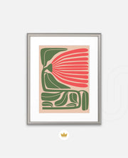 Coral Petal Cascade