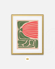 Coral Petal Cascade