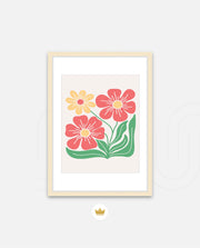 Coral Daisy Charm