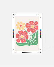 Coral Daisy Charm