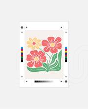 Coral Daisy Charm