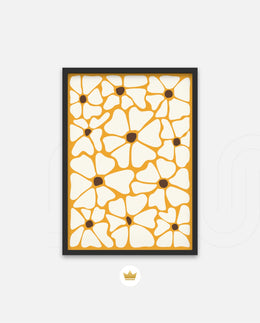 Golden Daisy Pattern