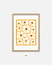 Golden Daisy Pattern