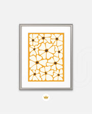 Golden Daisy Pattern