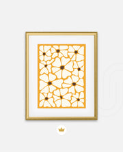 Golden Daisy Pattern