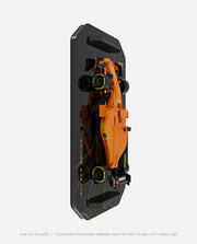 Wall Mount Car Display Yellow Waves D17