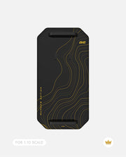 Wall Mount Car Display Yellow Waves D17