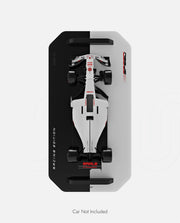 Haas Nifeliz F1 Wall Mount Car Display Half White D2