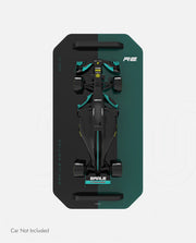 Mercedes AMG F1 Wall Mount Car Display Half Green D2