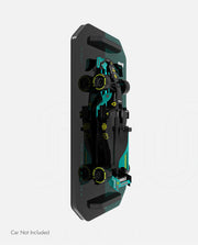 Mercedes AMG F1 Wall Mount Car Display Half Green D2