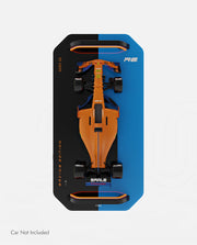 McLaren F1 D1 Wall Mount Car Display Half Blue D2
