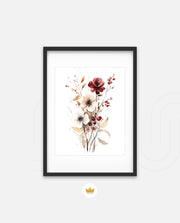 Crimson Ivory Bloom