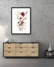 Crimson Ivory Bloom