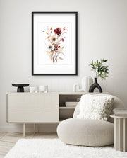 Crimson Ivory Bloom
