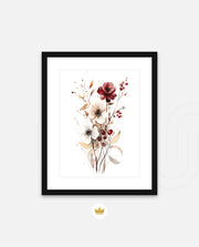 Crimson Ivory Bloom