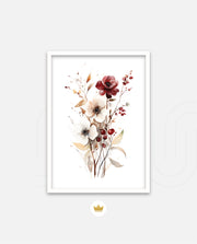 Crimson Ivory Bloom