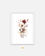 Crimson Ivory Bloom
