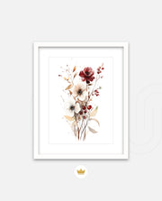 Crimson Ivory Bloom