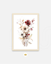 Crimson Ivory Bloom